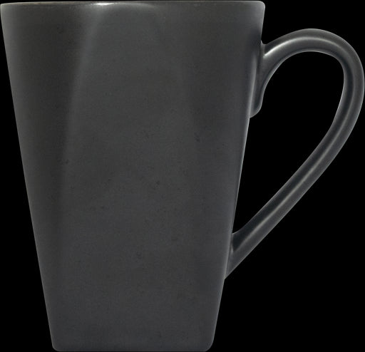 ITI - Alloy™ Stoneware Carbon Black Mug (9oz) 1 DZ Per Pack-cityfoodequipment.com