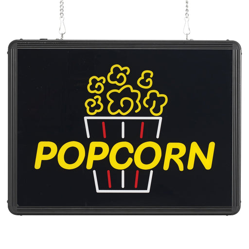 Benchmark Ultra-Brite Sign - Popcorn, 120v (1 Each)-cityfoodequipment.com