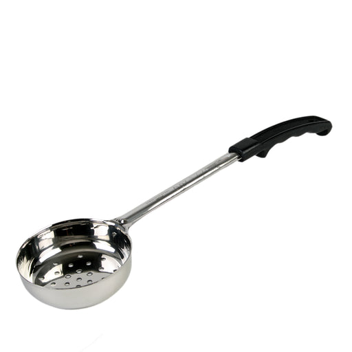 Thunder Group SLLD106PA 6 oz Perforated Portion Spoon w/ Stainless Bowl, Black - 12, (each)-cityfoodequipment.com