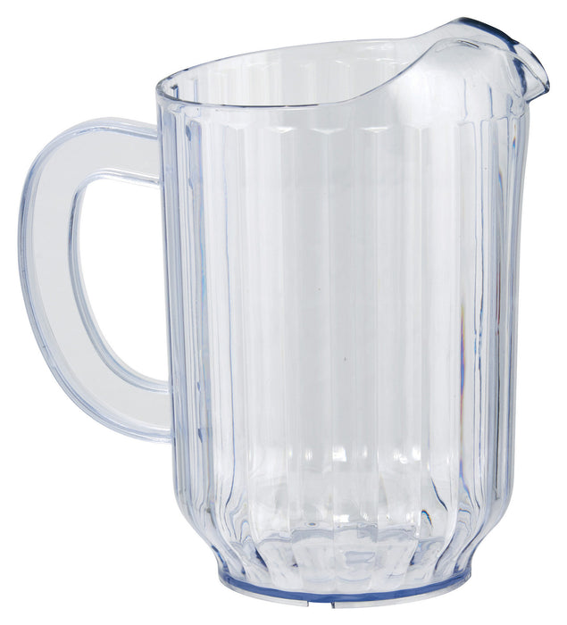 60oz Plastic Water Pitchers, Clear, 4pcs/pk (8 Pack)-cityfoodequipment.com