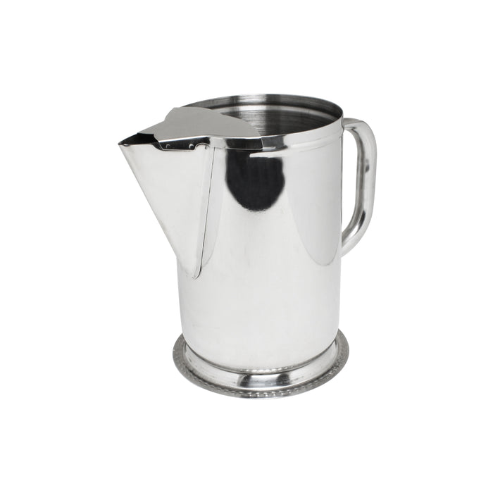 Thunder Group SLWP064 64 oz Stainless Steel Water Pitcher w/ Ice Guard, Mirror Finish - 12, (each)-cityfoodequipment.com
