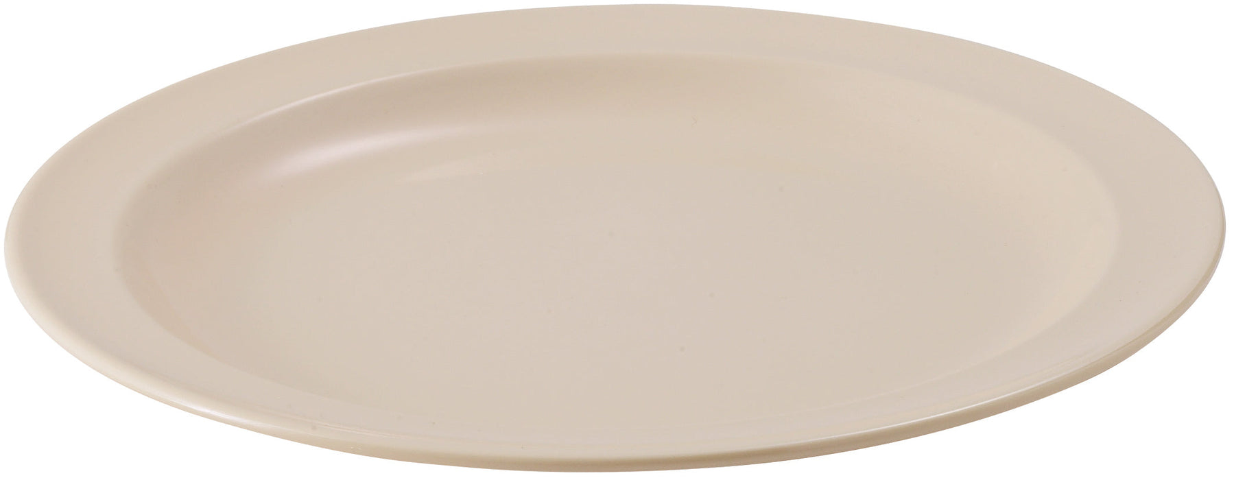 10" Melamine Round Plates, Tan (2 Dozen)-cityfoodequipment.com