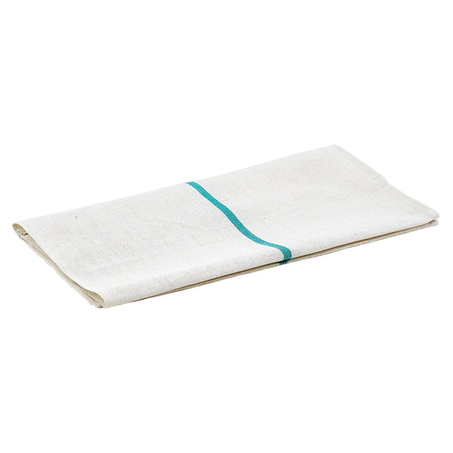 Stripe Herringbone Towel, Green (10 Dozen)-cityfoodequipment.com