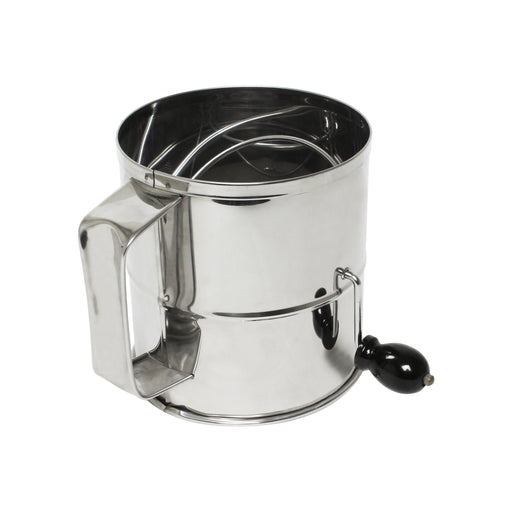 8 CUP FLOUR SIFTER LOT OF 1 (Ea)-cityfoodequipment.com