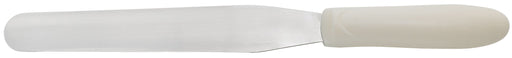 Bakery Spatula, White PP Hdl, 7-15/16" x 1-1/4" Blade (12 Each)-cityfoodequipment.com