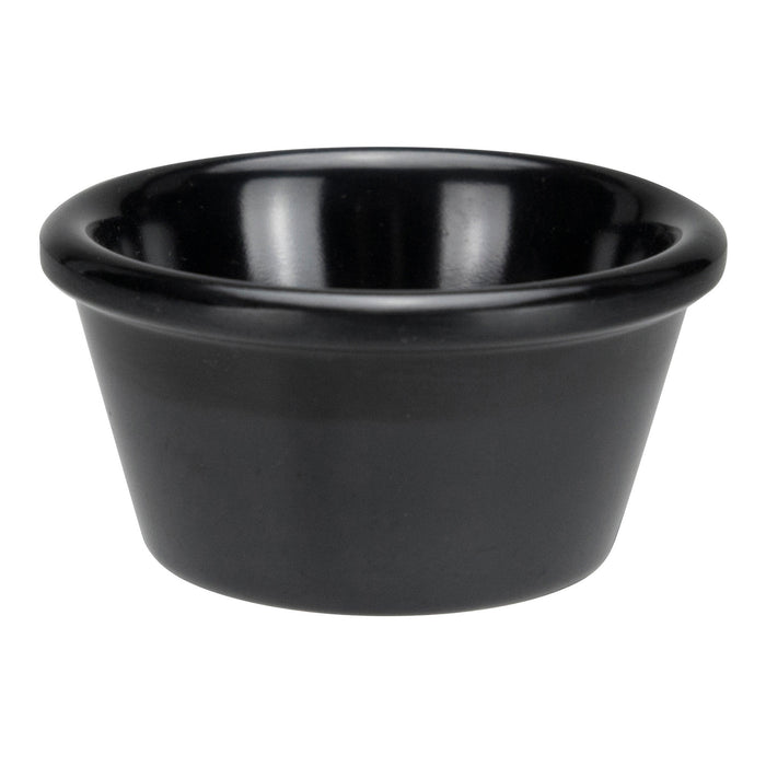 3oz Plain Ramekins, Black (8 Dozen)-cityfoodequipment.com