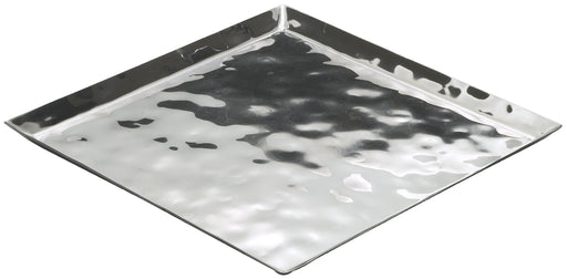 Premium Display Tray, Square, 10-1/4" x 10-1/4" x 5/8", Extra Heavy, S/S (4 Each)-cityfoodequipment.com