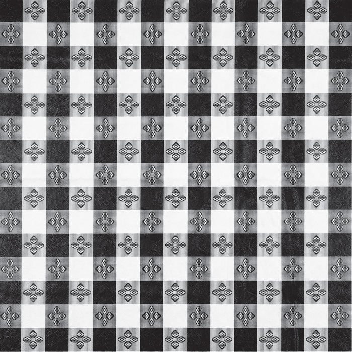 Table Cloth, 52" x 70", Oblong, Black (12 Each)-cityfoodequipment.com