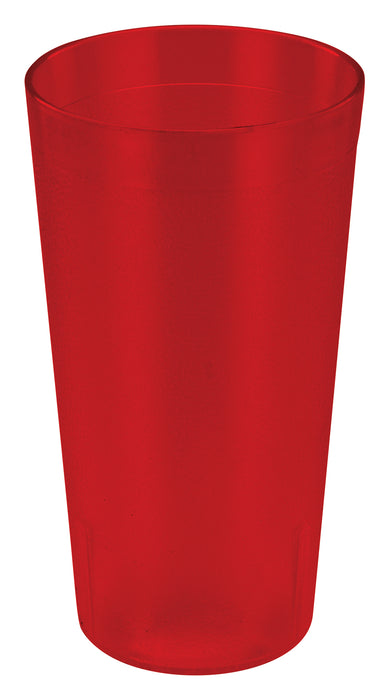 16oz Pebbled Tumblers, Red (6 Dozen)-cityfoodequipment.com