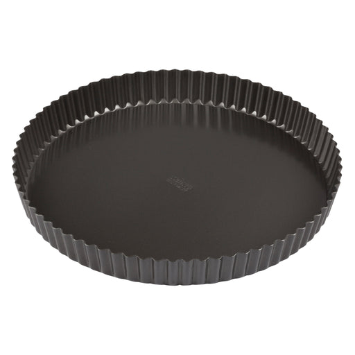 12" Quiche Pan, Non-stick, Carbon Steel (6 Each)-cityfoodequipment.com