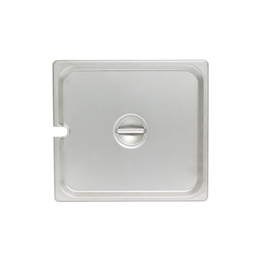 Thunder Group STPA5120CS Half Size Steam Pan Cover - Notched, Stainless - 12, (each)-cityfoodequipment.com