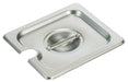 S/S Steam Pan Cover, 1/6 Size, Slotted (12 Each)-cityfoodequipment.com