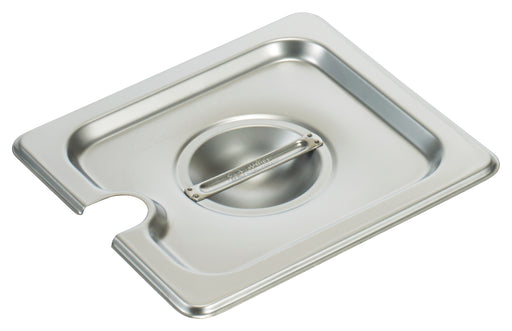 S/S Steam Pan Cover, 1/6 Size, Slotted (12 Each)-cityfoodequipment.com