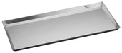 Serving Tray, 14-1/8"L x 7-1/2"W, Stainless Steel (12 Each)-cityfoodequipment.com