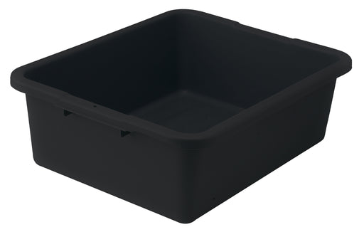 7" Dish Box, Heavy-duty, Black (6 Each)-cityfoodequipment.com