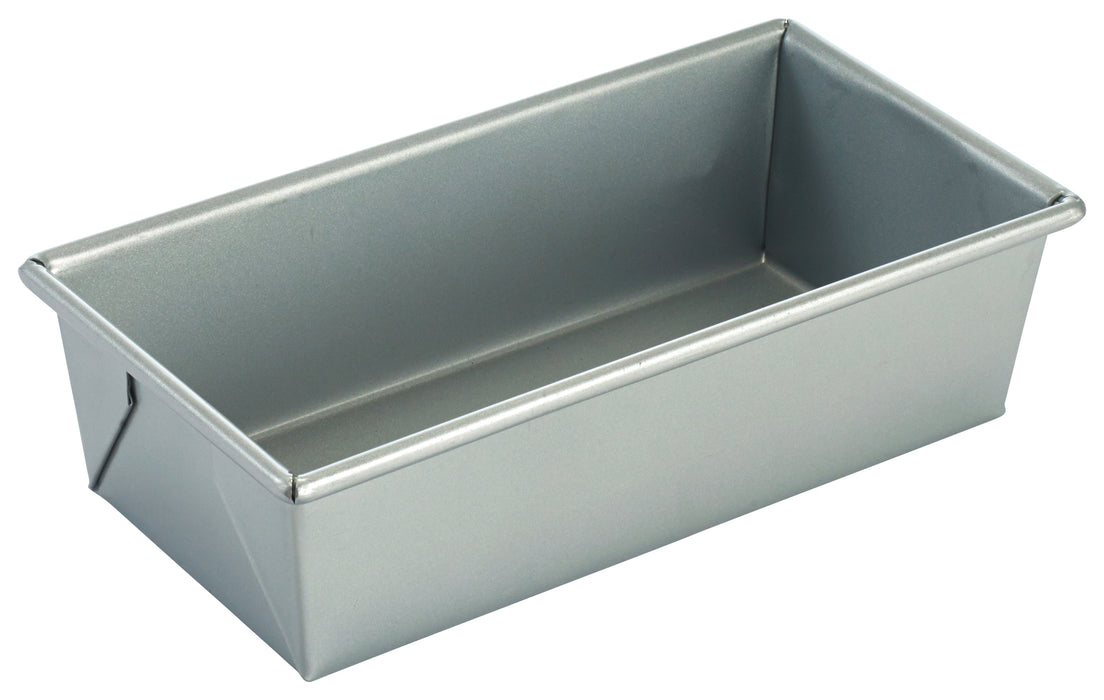 Loaf Pan, 1-1/2 Lb, 10"x5"x3"H, 0.6mm, Silicon Glaze, Aluminized Steel (12 Each)-cityfoodequipment.com