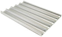Baguette Pan, 5 Slots, 18"x26"x1" OA, 16 Gauge, Silicon Glaze, Aluminum (6 Each)-cityfoodequipment.com