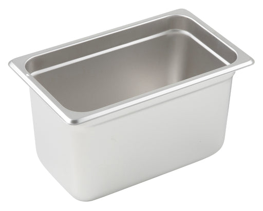 Anti-jam Steam Pan, 1/4 Size, 6", 25 Ga S/S (12 Each)-cityfoodequipment.com