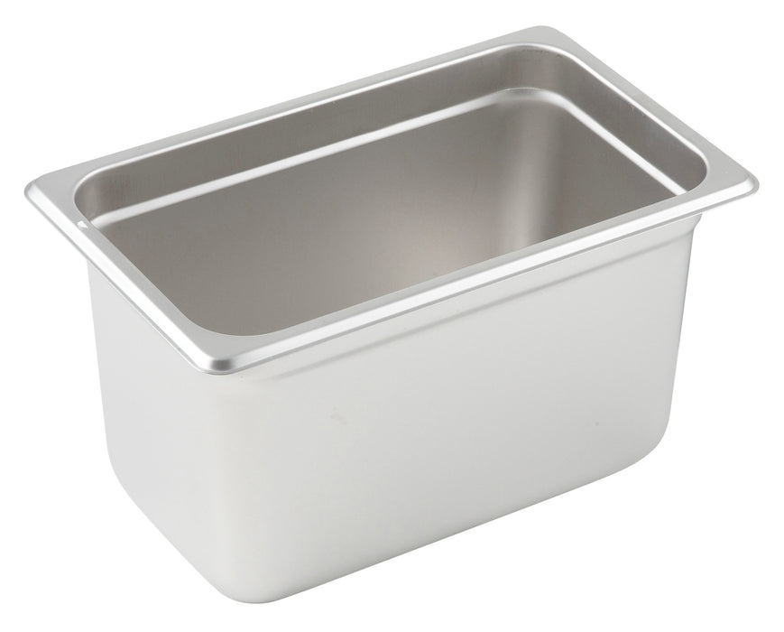 Anti-jam Steam Pan, 1/4 Size, 6", 25 Ga S/S (12 Each)-cityfoodequipment.com