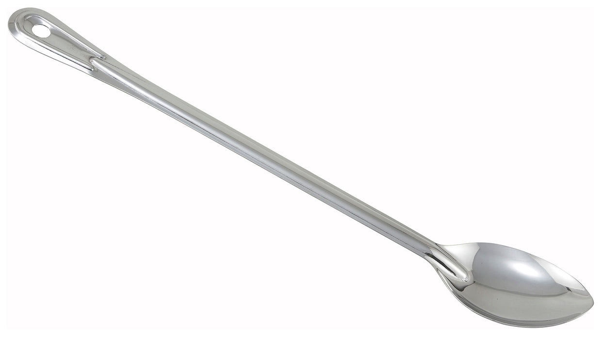 Winco Prime One-piece S/S 18" Solid Basting Spoon, NSF (12 Each)-cityfoodequipment.com