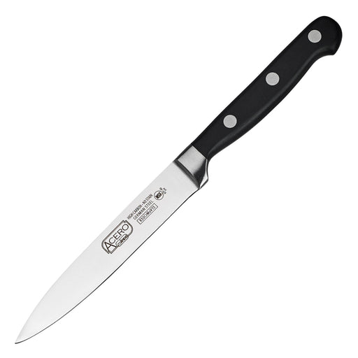 5" Utility Knife, Triple Riveted, Full Tang Forged Blade (6 Each)-cityfoodequipment.com