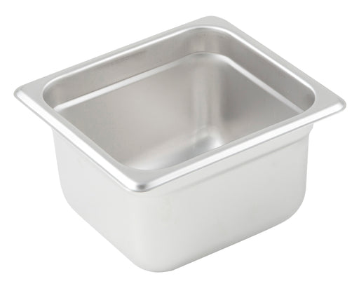 Anti-jam Steam Pan, 1/6 Size, 4", 25 Ga S/S (12 Each)-cityfoodequipment.com