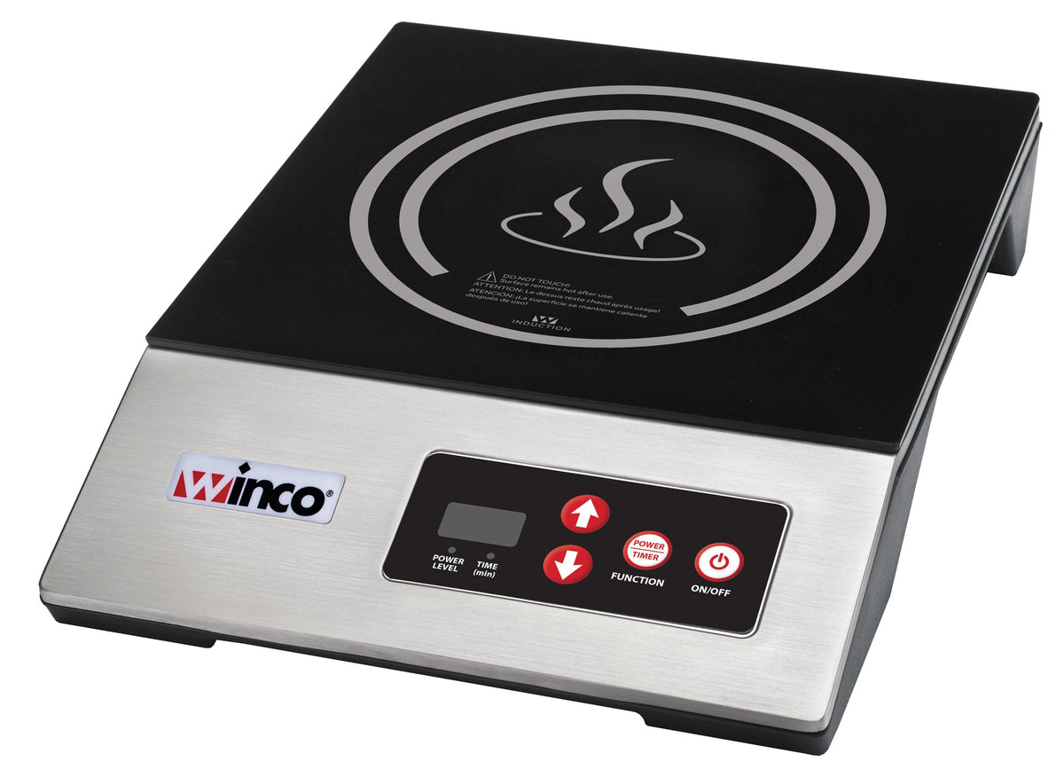 Winco Commercial Countertop Induction Range / Cooker 120v, 1800w (4