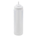 24oz Squeeze Bottles, Wide Mouth, Clear, 6pcs/pk (8 Pack)-cityfoodequipment.com