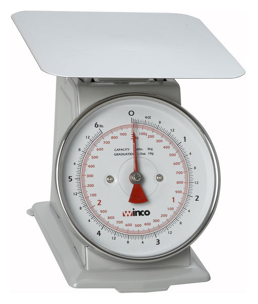 6Lbs Receiving Scale, 6.5" Dial (2 Each)-cityfoodequipment.com