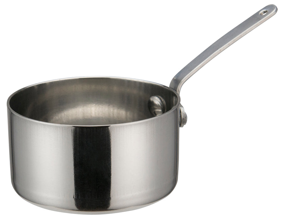 Mini Sauce Pan, 3-1/8"Dia x 1-3/4"H, Stainless Steel (12 Each)-cityfoodequipment.com