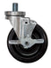 5" Phenolic Stem Swivel Caster With Top Lock Brake-cityfoodequipment.com
