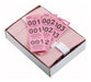 Coat Check Tickets, Pink, 500pcs/box (10 Box)-cityfoodequipment.com