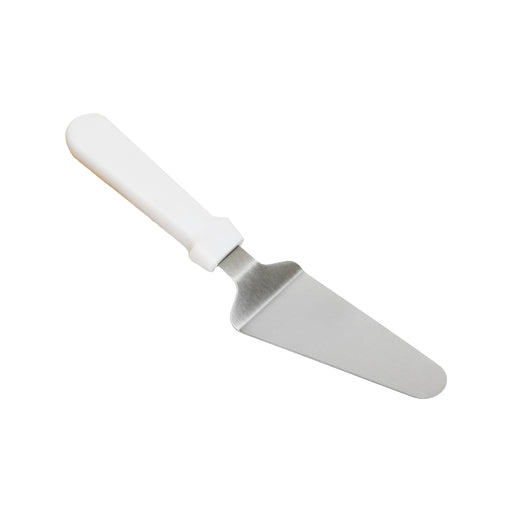 Thunder Group SLPS027P Pie Server w/ 2 1/2" x 4 3/4" Blade & White Plastic Handle, Stainless Steel - 12, (each)-cityfoodequipment.com