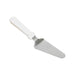 Thunder Group SLPS027P Pie Server w/ 2 1/2" x 4 3/4" Blade & White Plastic Handle, Stainless Steel - 12, (each)-cityfoodequipment.com