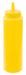 8oz Squeeze Bottles, Yellow, 6pcs/pk (12 Pack)-cityfoodequipment.com