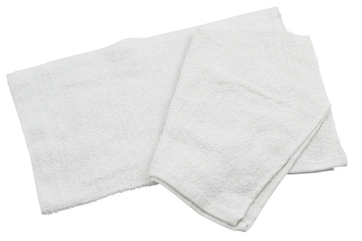 Cotton Bar Towel, 16" x 19", White (10 Dozen)-cityfoodequipment.com
