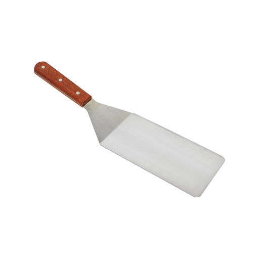 Thunder Group SLTWHT004 15 1/2" Turner w/ Wood Handle, Stainless Steel - 6, (each)-cityfoodequipment.com