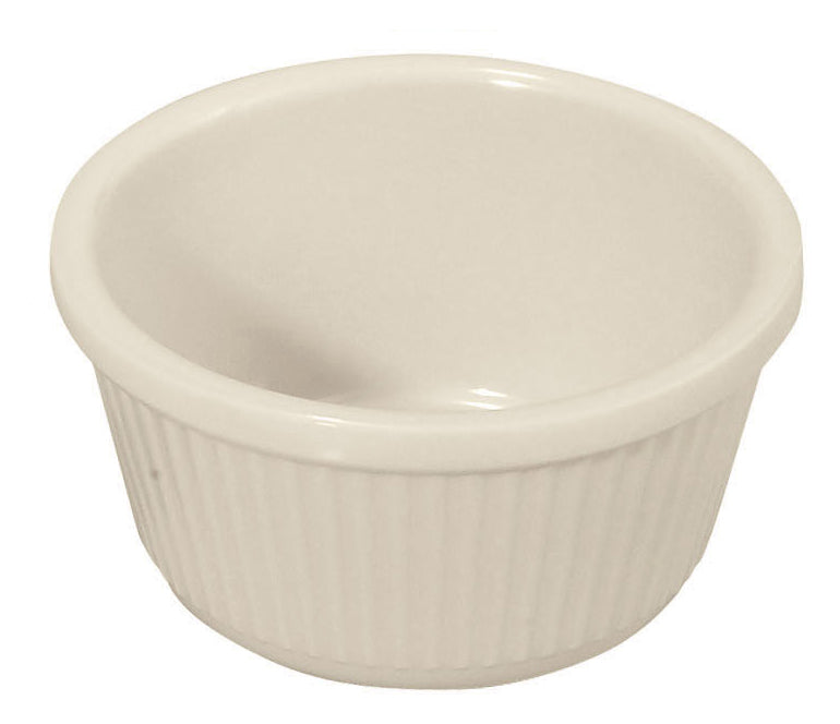 4oz Fluted Ramekins, Bone (8 Dozen)-cityfoodequipment.com