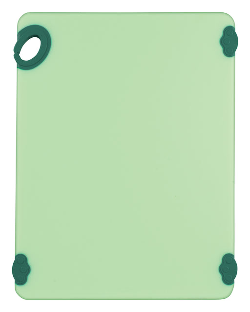 Cutting Board with Hook, 15" x 20" x 1/2", FULL COLOR Green (6 Each)-cityfoodequipment.com