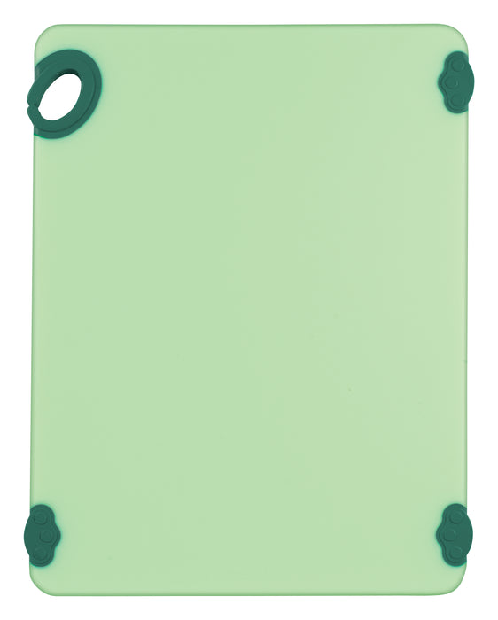 Cutting Board with Hook, 15" x 20" x 1/2", FULL COLOR Green (6 Each)-cityfoodequipment.com