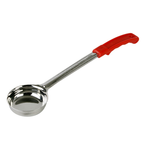 Thunder Group SLLD002A 2 oz Solid Portion Spoon w/ Stainless Bowl, Red - 12, (each)-cityfoodequipment.com