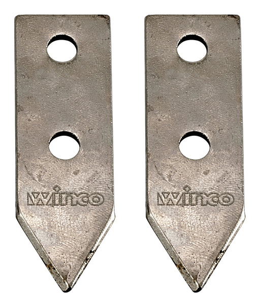 Replacement Blade Set for CO-1, 2pcs.Tempered steel alloy with nickle plating (2 Set)-cityfoodequipment.com