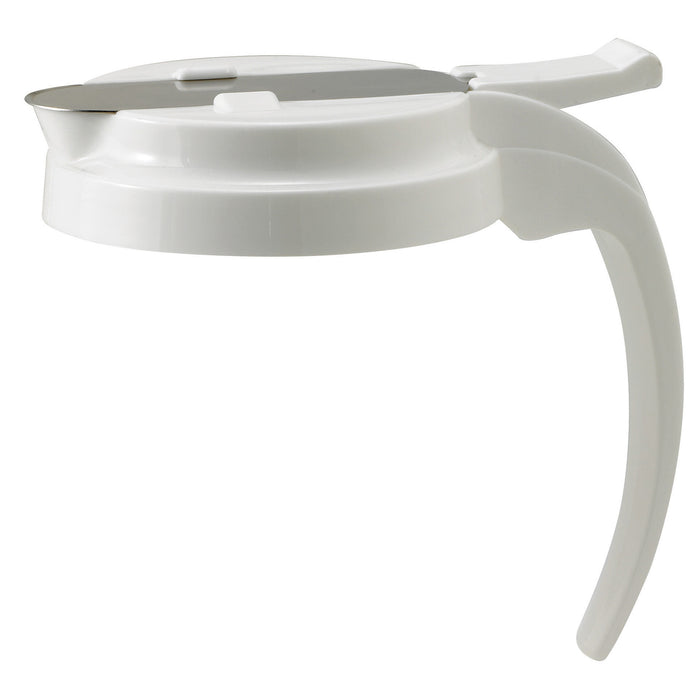 Lid for 32oz, 48oz Syrup Dispenser, White Lid (24 Each)-cityfoodequipment.com