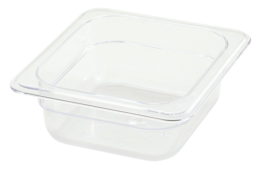 PC Food Pan, 1/6 Size, 2-1/2" (12 Each)-cityfoodequipment.com
