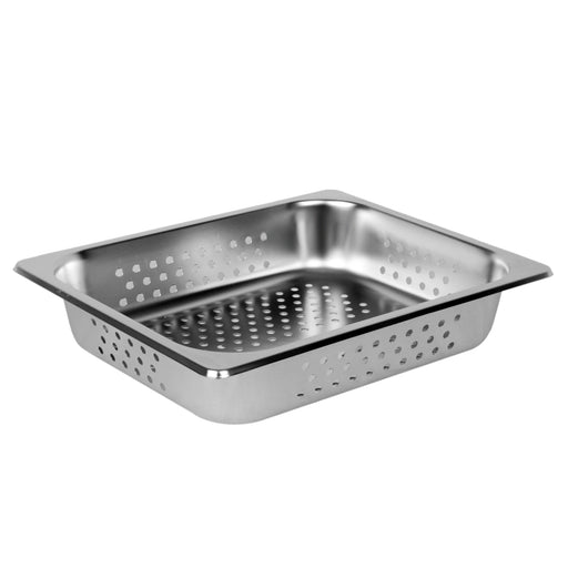 Thunder Group STPA3122PF Half Size Steam Pan, Perforated, Stainless - 12, (each)-cityfoodequipment.com