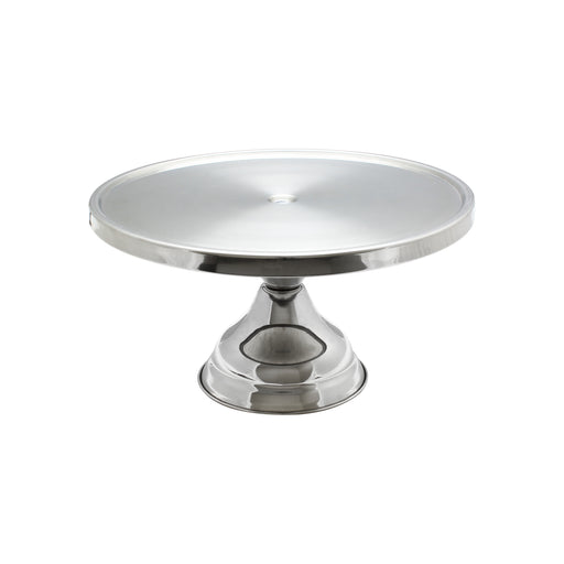 Thunder Group SLCS001 13 1/4" Round Cake Stand, Stainless - 12, (each)-cityfoodequipment.com