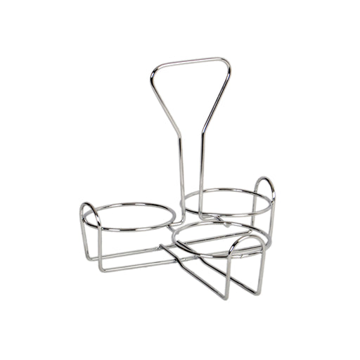 3 HOLES CONDIMENT JAR HOLDER LOT OF 12 (Ea)-cityfoodequipment.com