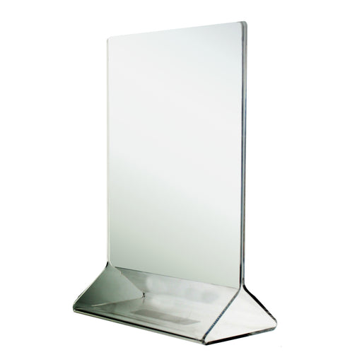 Thunder Group PLMH002 Tabletop Menu Card Holder - 4" x 6", Acrylic - 12, (each)-cityfoodequipment.com