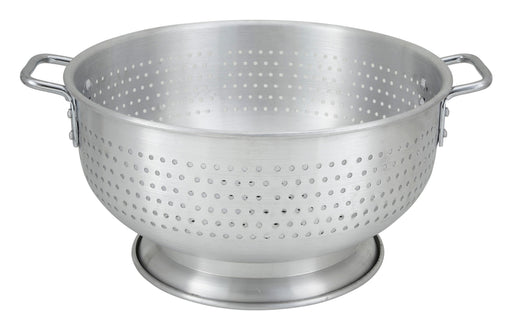 Colander w/Base & Handle, 16qt, Alu (4 Each)-cityfoodequipment.com