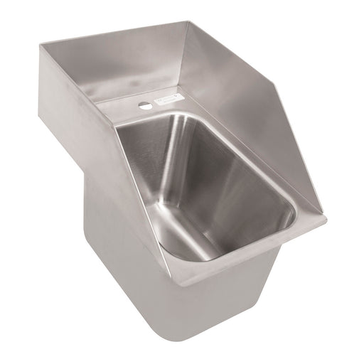 1 Compartment Drop-In Sink w/Side Splashes 10" x 14" x 10"-cityfoodequipment.com